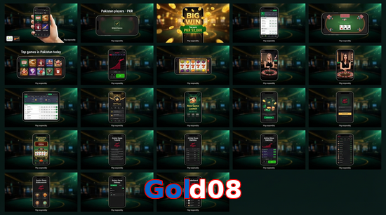 Main screen of Gold08 bet page for PK players
