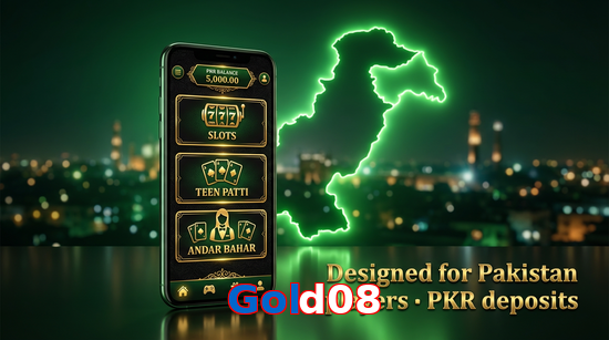 Main screen of Gold08 pk page for PK players